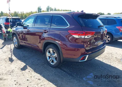 2019 Toyota Highlander Limited z USA, uszkodzony, nr VIN 5TDDZRFH4KS958860
